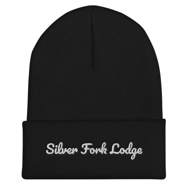 Silver Fork Lodge Embroidered Cuffed Beanie - Image 2