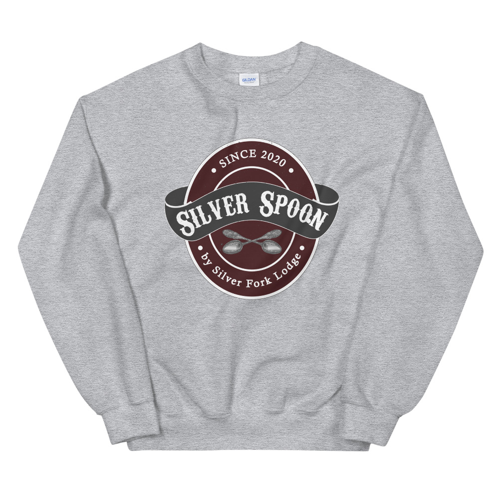 Silver Spoon Food Truck Logo Unisex Sweatshirt