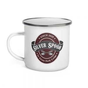 Silver Spoon Enamel Mug